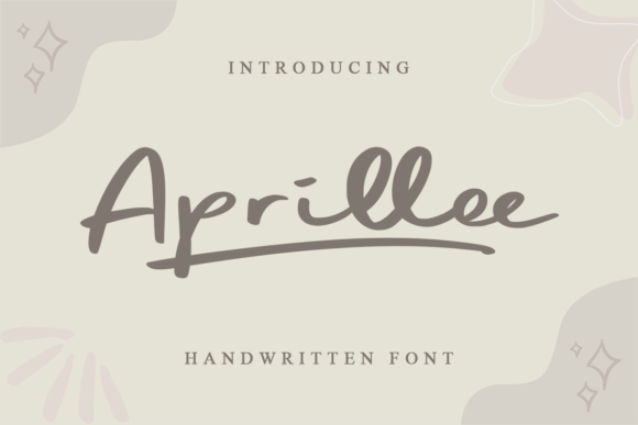Aprillee: A Handwritten Font for Editorial Design and Branding