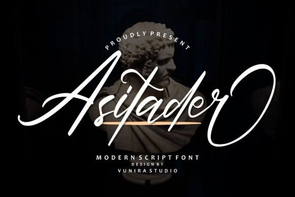 Asitader: The Script Font That Elevates Your Digital Brand