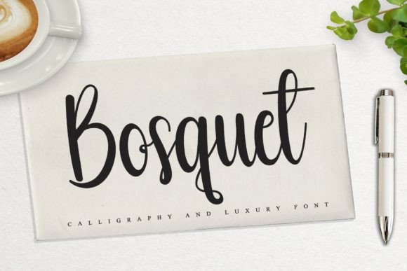 Bosquet: A Handwritten Font for Modern Web Design