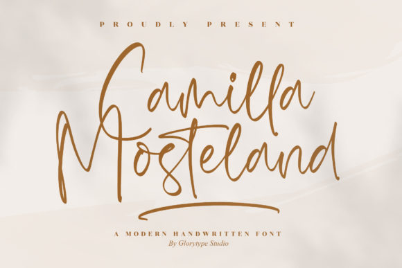 Camilla Mosteland: A Script Font for Modern Branding