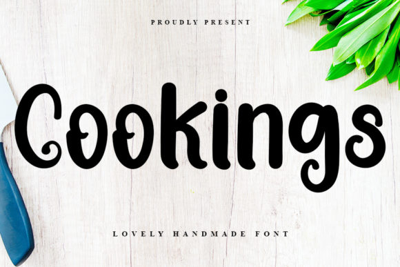 Cookings: A Font for Thoughtful Design
