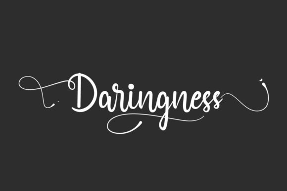 Daringness: A Font That Breathes Life into Your Handmade Creations