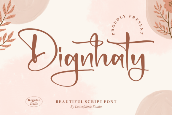 Dignhaty: A Timeless Script Font for Editorial Excellence