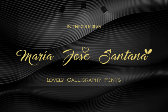 Discover Maria Jose Santana: The Perfect Script Font for Crafters and Designers