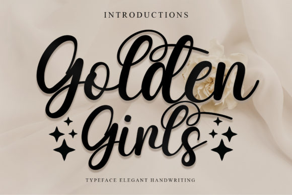 Golden Girls Font for Handmade Creations