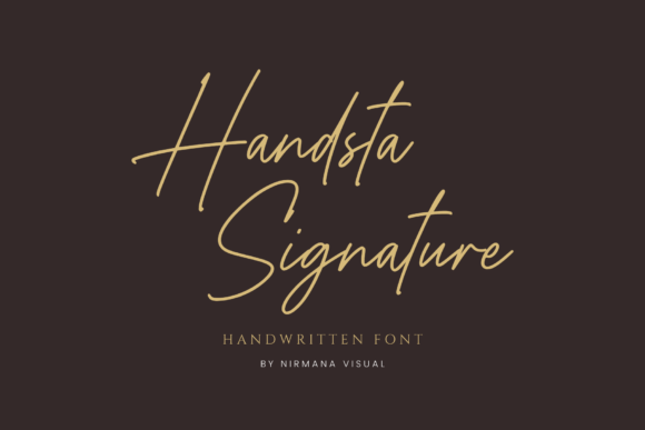 Handsta Signature: The Font That Elevates Your Campaigns