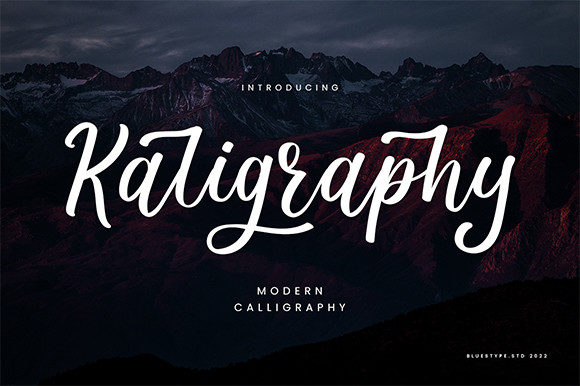 Kaligraphy: A Script Font That Elevates Digital Branding