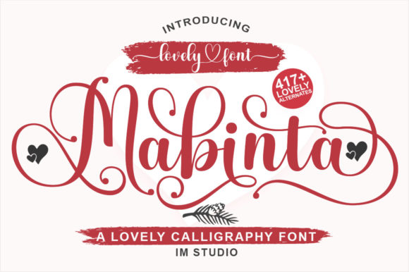 Mabinta: A Script Font That Adds Romance to Branding