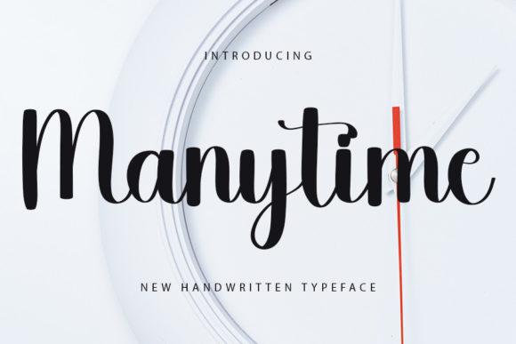 Manytime: A Timeless Script Font for Editorial Design