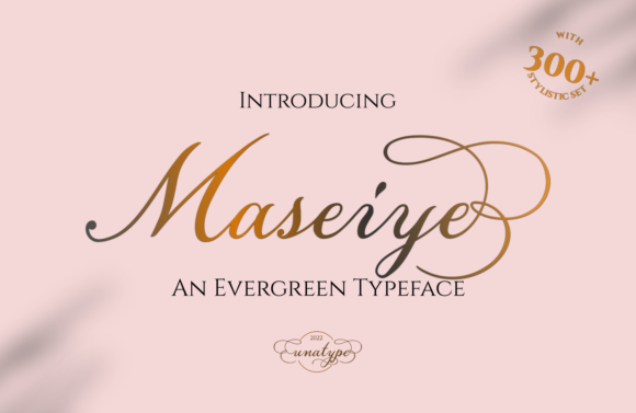 Maseiye: A Script Font That Elevates Digital Branding