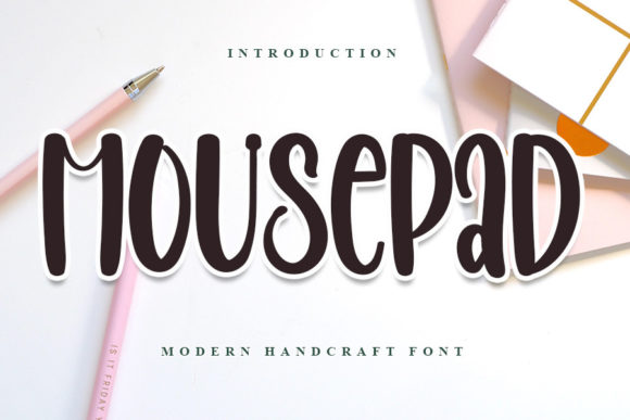 Mousepad: A Versatile Script Font for Editorial Design