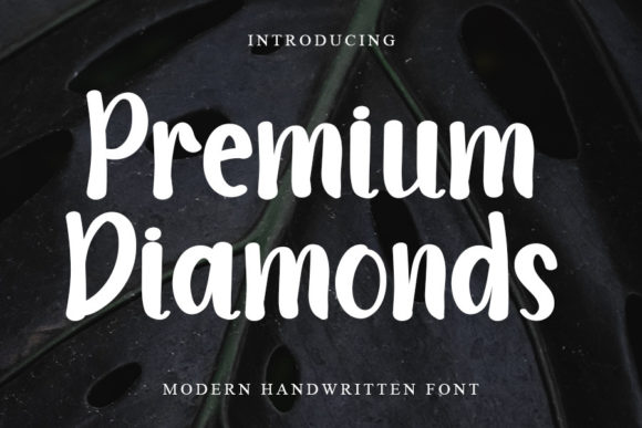 Premium Diamonds Font for Professional Branding