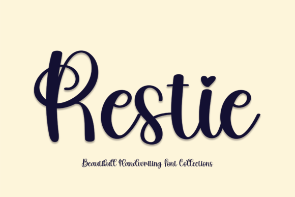 Restie: A Script Font That Adds Luxury to Branding