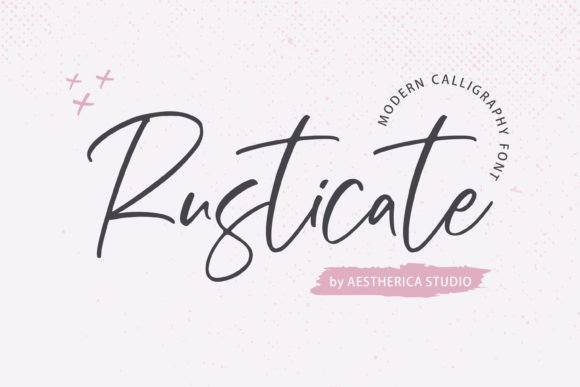 Rusticate: A Font That Breathes Life into Handmade Creations