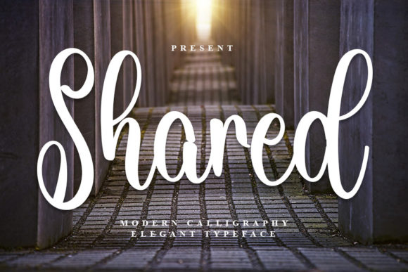 Shared: A Handwritten Font for Modern Editorial Design
