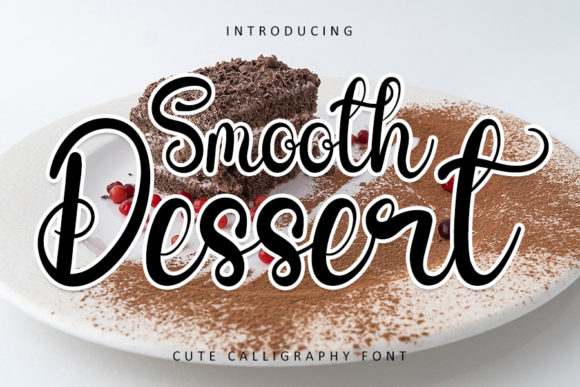 Smooth Dessert: A Handwritten Font for Editorial Elegance