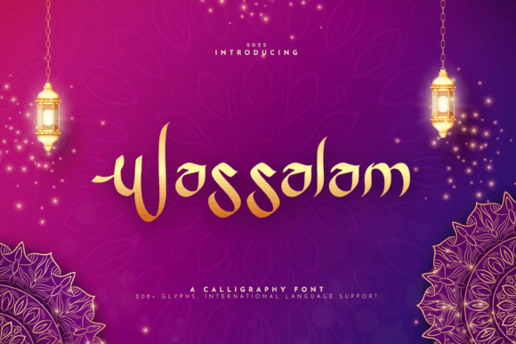 Wassalam: A Handwritten Font for Editorial Expression