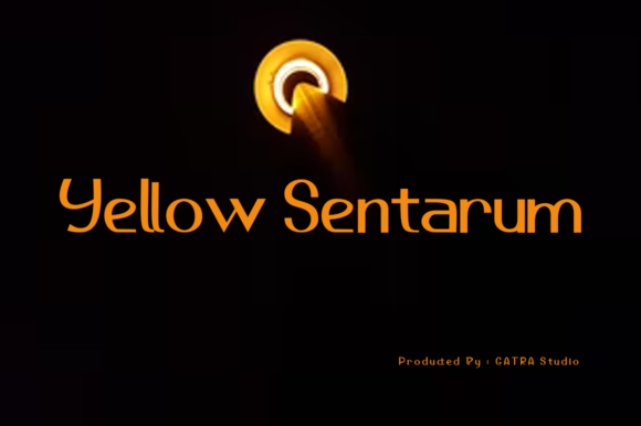 Yellow Sentarum: A Font That Elevates Branding